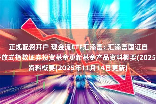 正规配资开户 现金流ETF汇添富: 汇添富国证自由现金流交易型开放式指数证券投资基金更新基金产品资料概要(2025年11月14日更新)
